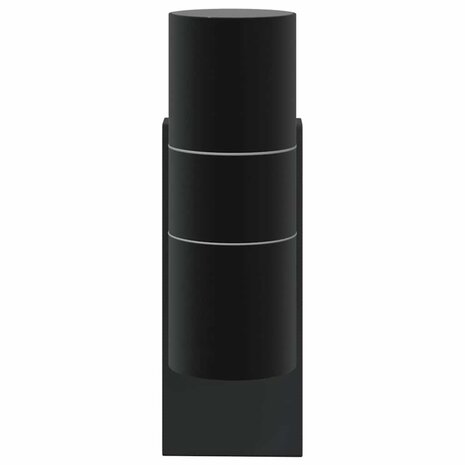 Buitenwandlampen 2 pcs Zwart 7 x 10 x 22 cm Roestvrij staal 5