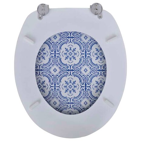 Toiletbrillen met deksels 2 st porselein MDF 5