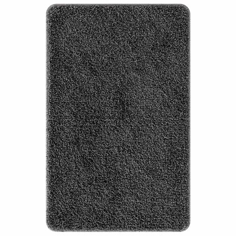 Badmat 2 pcs Donkergrijs 50 x 50 cm Polypropyleen 5