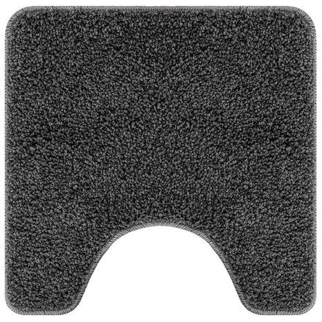 Badmat 2 pcs Donkergrijs 50 x 50 cm Polypropyleen 6