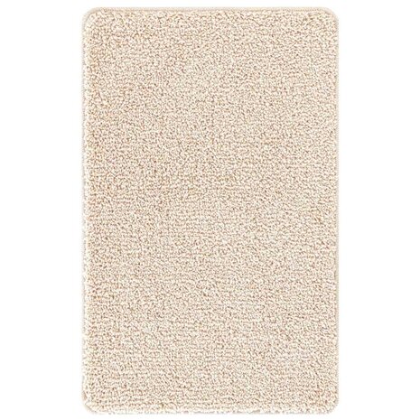 Badmat 2 pcs Crème 50 x 50 cm Polypropyleen 5