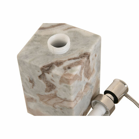 Zeepdispenser Home ESPRIT Wit Bruin Marmer Modern 7,5 x 7,5 x 18 cm 3