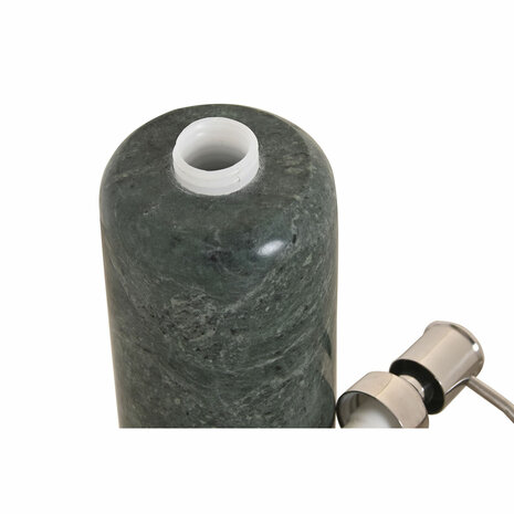 Zeepdispenser Home ESPRIT Groen Zilverkleurig Roestvrij staal Marmer Modern 7,5 x 7,5 x 18 cm 3