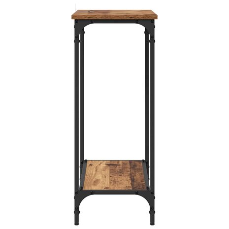 Wandtafel met plank Oud hout 75 x 30.5 x 75 cm Bewerkt hout 6