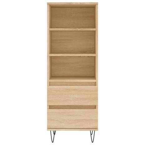 Hoge kast 40x36x110 cm bewerkt hout sonoma eiken 5
