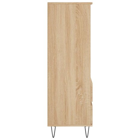 Hoge kast 40x36x110 cm bewerkt hout sonoma eiken 7