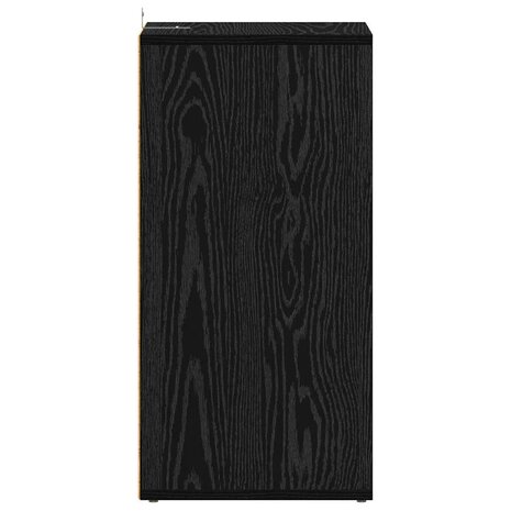 Schoenenkast met plank Zwart eiken 32 x 35 x 70 cm Bewerkt hout 6