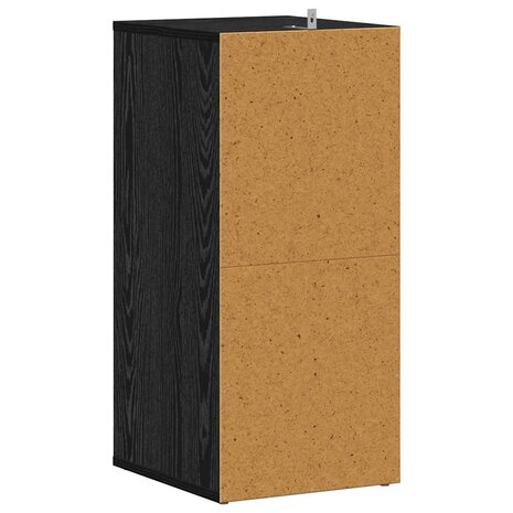 Schoenenkast met plank Zwart eiken 32 x 35 x 70 cm Bewerkt hout 7
