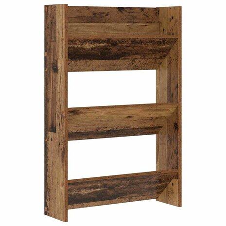 Wand Schoenenkasten met plank Anders Oud hout Bewerkt hout 2