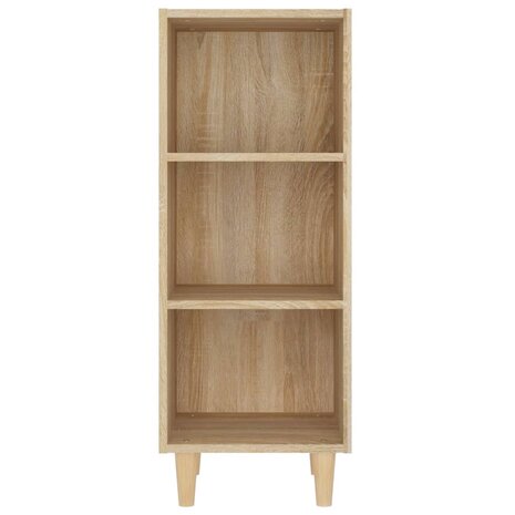 Dressoir 34,5x32,5x90 cm bewerkt hout sonoma eikenkleurig 5