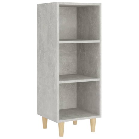 Dressoir 34,5x32,5x90 cm bewerkt hout betongrijs 2