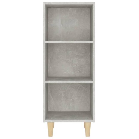 Dressoir 34,5x32,5x90 cm bewerkt hout betongrijs 5