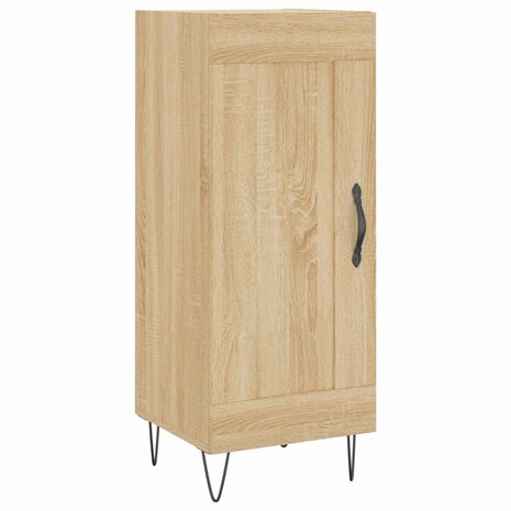 Dressoir 34,5x34x90 cm bewerkt hout sonoma eiken 2