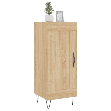 Dressoir 34,5x34x90 cm bewerkt hout sonoma eiken 3