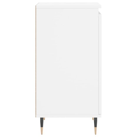 Dressoir 40x35x70 cm bewerkt hout wit 7