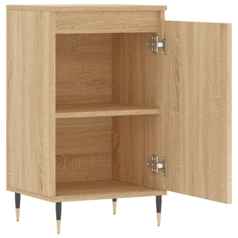 Dressoir 40x35x70 cm bewerkt hout sonoma eikenkleurig 6