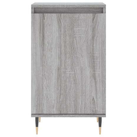 Dressoir 40x35x70 cm bewerkt hout grijs sonoma 5