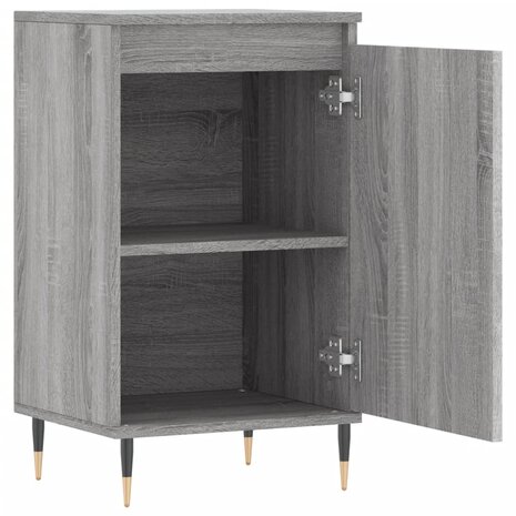 Dressoir 40x35x70 cm bewerkt hout grijs sonoma 6