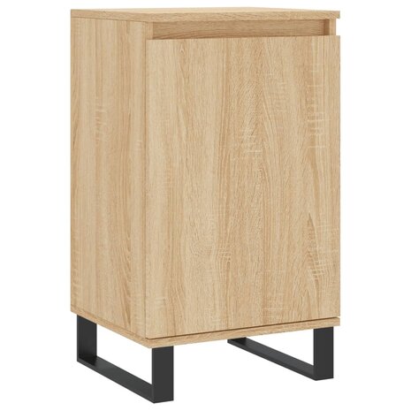 Dressoir 40x35x70 cm bewerkt hout sonoma eikenkleurig 2