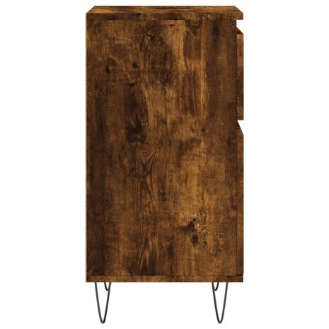 Dressoir 40x35x70 cm bewerkt hout gerookt eikenkleurig 7