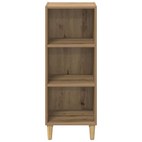 Dressoir artisanaal eikenkleurig 32.5 x 34.5 x 90 cm 5
