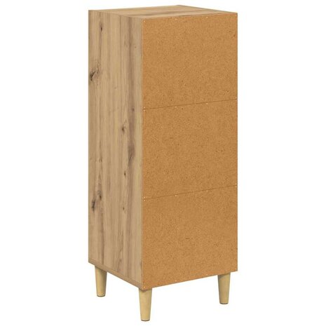 Dressoir artisanaal eikenkleurig 32.5 x 34.5 x 90 cm 7