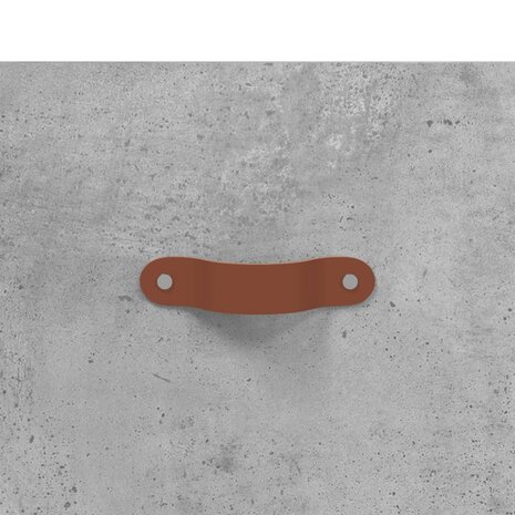 Nachtkastje wandgemonteerd 35x35x20 cm betongrijs 9