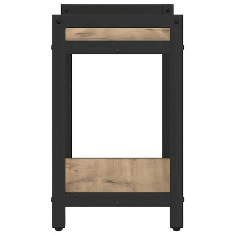 Boekenkast artisanaal eikenkleurig 40 x 30 x 48.5 cm 6