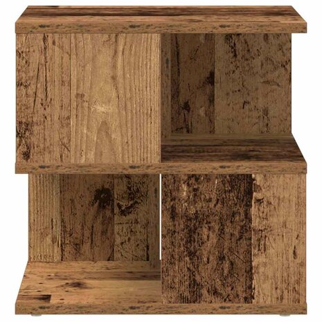 Bijzettafel Oud hout 40 x 40 x 40 cm Bewerkt hout 6