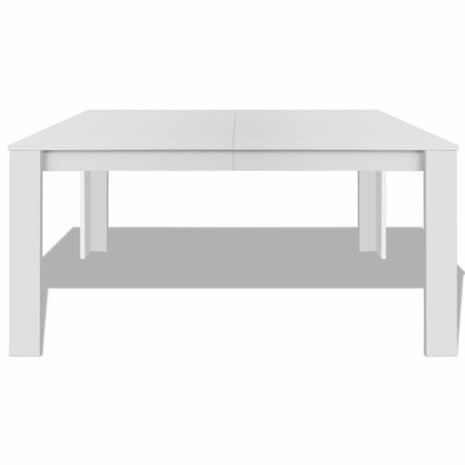 Eettafel 140x80x75 cm wit 3
