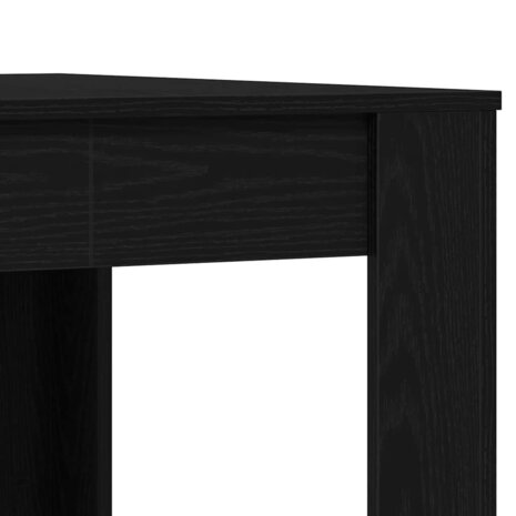 Eettafel Zwart eiken 140 x 74.5 x 76 cm Bewerkt hout 8