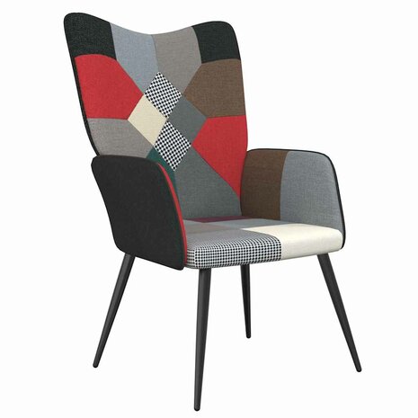Relaxstoel patchwork stof 1