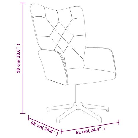 Relaxstoel met voetenbank patchwork stof 9