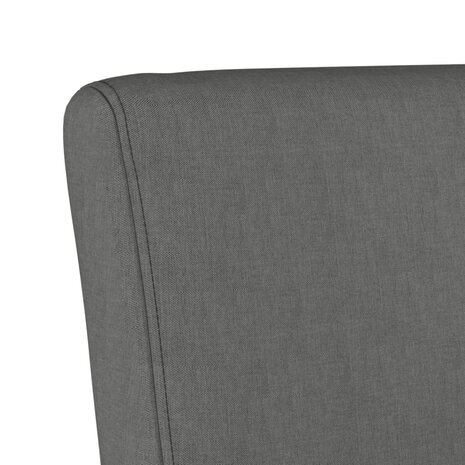 Fauteuil stof donkergrijs 6