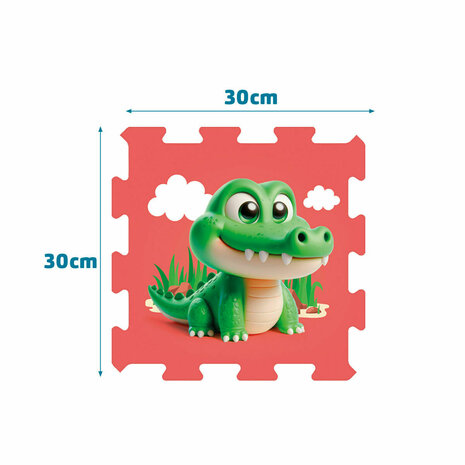 Puzzel Colorbaby 120 x 60 cm Multicolour dieren 8 Onderdelen 6