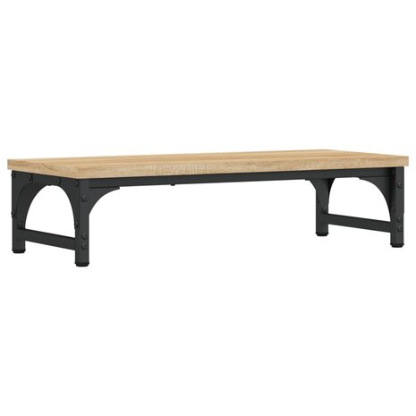 Monitorstandaard 55x23x14 cm bewerkt hout sonoma eikenkleurig 2