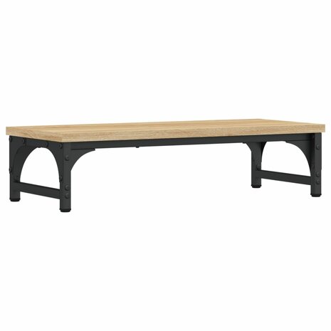 Monitorstandaard 55x23x14 cm bewerkt hout sonoma eikenkleurig 6