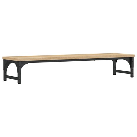 Monitorstandaard 85x23x15,5 cm bewerkt hout sonoma eikenkleurig 2