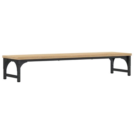 Monitorstandaard 85x23x15,5 cm bewerkt hout sonoma eikenkleurig 6