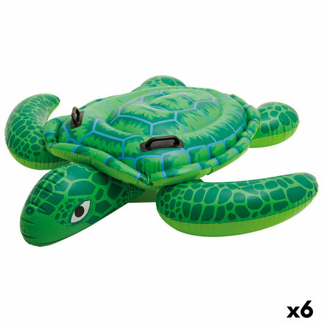 Opblaasbaar zwembadfiguur Intex Schildpad 150 x 30 x 127 cm (6 Stuks) 1