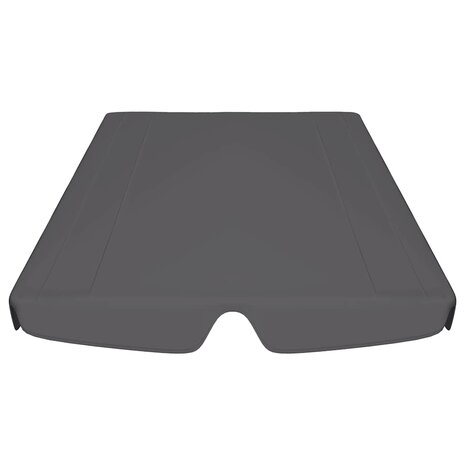 Vervangingsluifel voor schommelbank 188/168x145/110cm antraciet 4