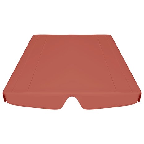 Vervangingsluifel schommelbank 188/168x145/110 cm terracotta 4