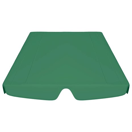 Vervangingsluifel voor schommelbank 188/168x145/110 cm groen 4