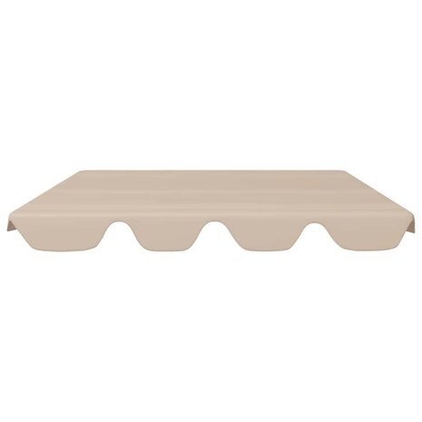 Vervangingsluifel voor schommelbank 150/130x105/70 cm beige 3
