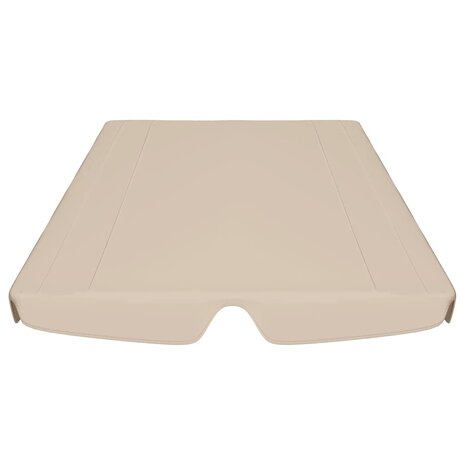 Vervangingsluifel voor schommelbank 150/130x105/70 cm beige 4
