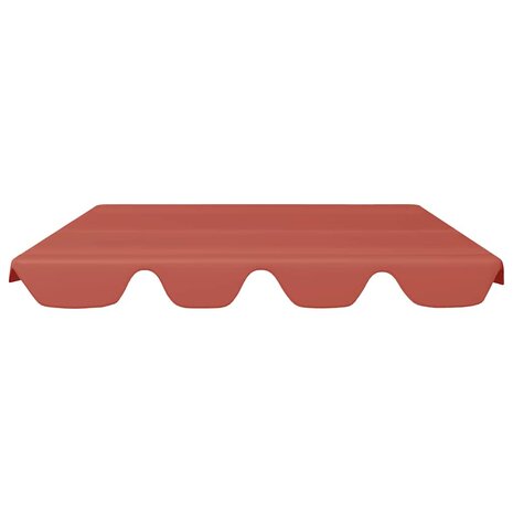 Vervangingsluifel voor schommelbank 150/130x105/70cm terracotta 3