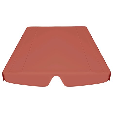 Vervangingsluifel voor schommelbank 150/130x105/70cm terracotta 4