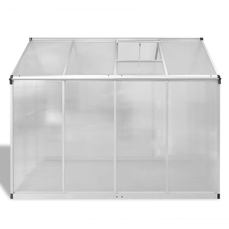 Tuinkas met basisframe 4,6 m² versterkt aluminium 4
