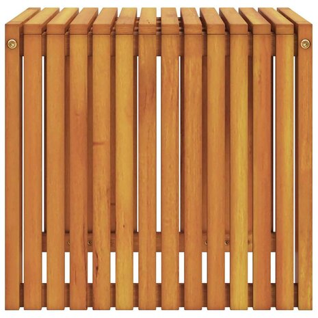 Bijzettafel Bruin 43 x 36 x 40 cm Massief teakhout 5