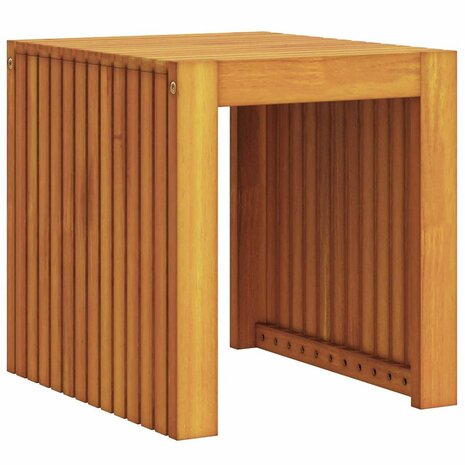 Bijzettafel Bruin 43 x 36 x 40 cm Massief teakhout 6